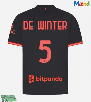 AC Milan Koni De Winter #5 Replika Tredjetrøje 2026-27 Kortærmet